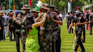 Celebrations & Pipping Ceremony IMA | Josh Push-ups