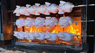 OAK FIREWOOD ROAST CHICKEN  -  KOREAN STREET FOOD