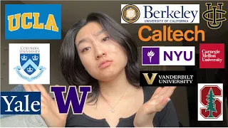 Applying to Colleges + Very Anticlimactic College Decision Reactions 2023! (UCs, Ivies, etc.)