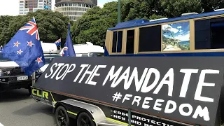 Vorbild Kanada: Trucker-Protest in Neuseeland | AFP