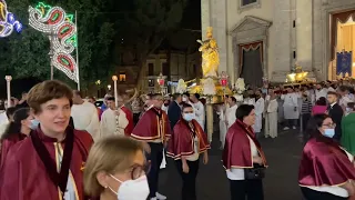 Festa S. Barbara 27 luglio ‘22 - Paternò (CT) Traslazione delle Reliquie Nuova Portantina