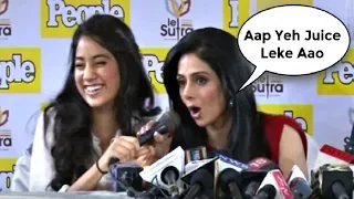 Sridevi Makes Fun Of Jhanvi Kapoor Hindi - Watch Video