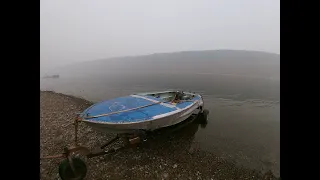 Лодка Обь с двигателем и водометом от гидроцикла YAMAHA