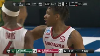 #17 Arkansas vs. Vermont 2022 (NCAA 1st Round)