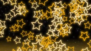 ⭐Motion graphics background with soaring bitter orange neon stars⭐