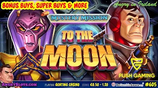 Bonus Buy Session on MYSTERY MISSION TO THE MOON - **New Slot** from Push Gaming.