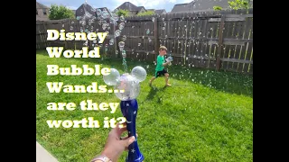 Bubble Wands in Disney World....are they worth it?