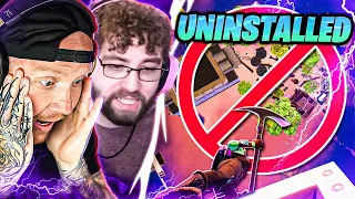 TIM REACTS TO JEV UNINSTALLING FORTNITE