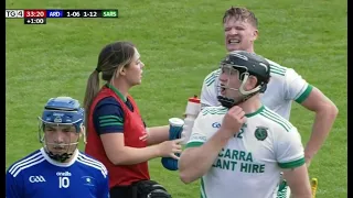 TG4 Commentators Thought Johnny Glynn Only Deserved Yellow For This Incident - Sarsfields v Ardrahan