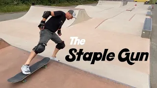 Learn The Staple Gun (Aka Ankle Breaker) on a Skateboard the Easy Way