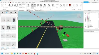 Railroad crossing from Vietnam in Roblox (1)