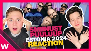 🇪🇪 5miinust & Puuluup win Eesti Laul 2024 REACTION | Estonia Eurovision 2024