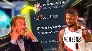 The Damian Lillard and Skip Bayless Beef!!!!!!