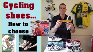 Fitting and sizing your cycling shoes