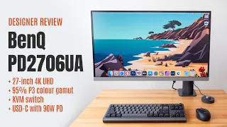 BenQ PD2706UA display (designer review): For your clutter-free desk