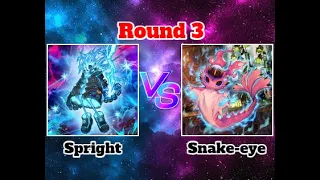 Yu-Gi-Oh! : Dice & Destiny - Saturday Locals - Round 3 - Spright v Snake Eye