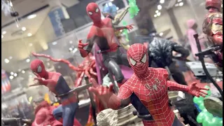 Hot Toys Spider-Man No Way Home Marvel + DC + Star Wars and more! Sideshow Booth SDCC 2022