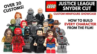 LEGO JUSTICE LEAGUE Snyder Cut Custom Minifigure Showcase