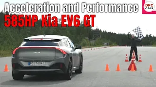 585HP Kia EV6 GT Acceleration and Performance Driving