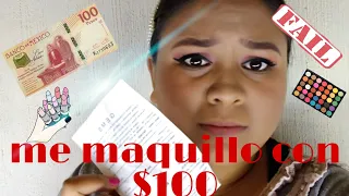 Me maquillo con $100 pesos (o menos) 😅 #maquillaje #reto #tag
