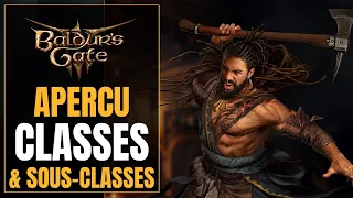 Aperçu Classes et Sous-Classes en 3 minutes | Gameplay Baldur's Gate 3 (FR)