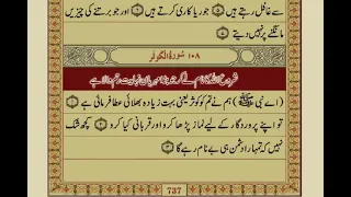 Surah Kausar With Urdu Translation / Surat No 108 / Mishary Rashid Alafasy