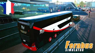 Fernbus Simulator - Neoplan Skyliner | Luxembourg → Lille | DLC France | Gameplay