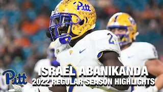 Israel "Izzy" Abanikanda 2022 Regular Season Highlights | Pittsburgh RB