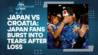 FIFA WC: Heartbroken! Japan fans burst into tears as Croatia wins in penalty shootout