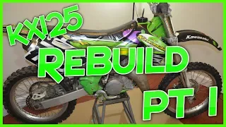 1998 Kx125 Complete Rebuild - Part 1 (The Tear Down)