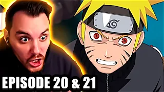 Sakura vs Sasori Begins! | Naruto Shippuden Episode 20 & 21 REACTION