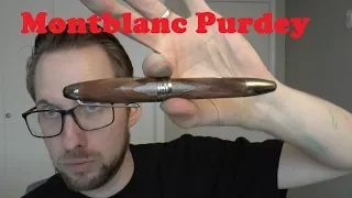 Montblanc Masters for Meisterstück Purdey and Sons Fountain Pen Review