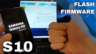 How to Flash SAMSUNG Galaxy S10 Plus - Change Firmware in Galaxy S10 / S10 Plus