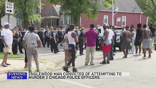 Englewood man convicted of attempting to murder 2 Chicago Police Department officers