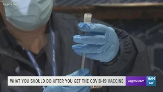 What to do after you get the COVID-19 vaccine