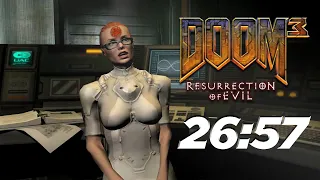 Doom 3 RoE Nightmare Any% Speedrun in 26:57 [SEGMENTED]