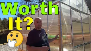 Harbor Freight Greenhouse 10x12 Review & Customizations