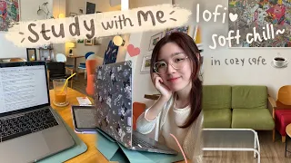 STUDY with ME✨relaxing / lofi music in Cozy Cafe☕️ เพลงอ่านหนังสือ เพิ่มสมาธิ EP11 | NoteworthyMF