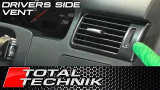How to Remove Drivers Side Climate Control Vent - Audi A6 S6 RS6 (C5) - 1997-2005 - TOTAL TECHNIK