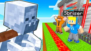 SCHELETRO TITANO vs BASE PIÙ SICURA Su Minecraft!