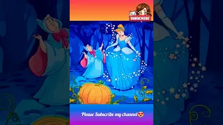 Disney Princess😍Cinderella Magic Fairy Godmother Coloring