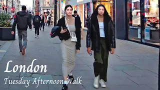 London Walk | Sunny Tuesday Afternoon | UK 2022 | Central London