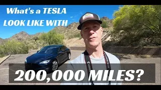 What a Tesla looks like after 200,000 Miles, Two 48 State Road Trips, 1800 Uber Rides & 150 Rentals