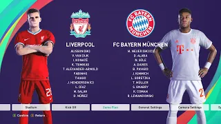 PES 2021 Gameplay : Liverpool VS Bayern Munchen (2-1) Professional Level