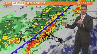 New Orleans Weather: Dramatic cold front with storms moves on Friday