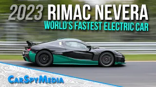2023 Rimac Nevera 1.914 hp World's Fastest Electric Car Starts Testing At The Nürburgring
