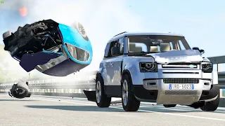 High Speed Traffic Near Misses & Crashes #29 - BeamNG Drive | CRASHdriven