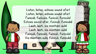 Music: Funiculi Funicula, Italian Folk Song, Vocal Music Education Multicultural Children's Choir!