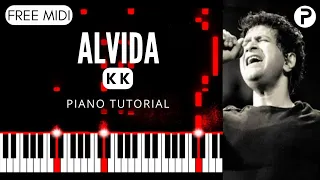 Alvida Piano Tutorial Instrumental Cover | KK | Life in a metro