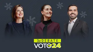 Tercer y último debate presidencial | Voto24